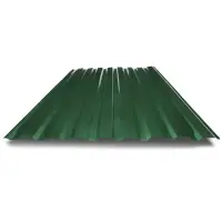 Профнастил С21 0,6 мм зеленый RAL 6005 1м